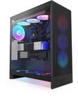 NZXT CM-H72FB-R1, NZXT H7 Flow RGB (2024) - All Black - Geh&auml;use - Miditower -