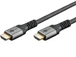 HDMI 2.1 Sleeved - 2m - Schwarz