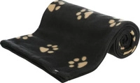 Trixie TX37182, Trixie Barney blanket fleece 150 &times; 100 cm black/beige
