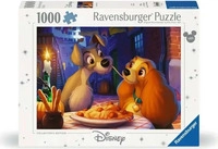 Ravensburger 12000003, Ravensburger Disney The Lady and the Tramp 1000p