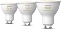 Philips 929003666703, Philips Hue White Ambiance GU10 Spotlight - 3-Pack