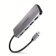 AXAGON HMC-HCR3A, AXAGON SuperSpeed USB-C HUB with HDMI - Card Reader - 3 USB-A