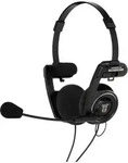 PortaPro Communication Headset On-Ear Mic Black