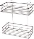 tesa Baath shampoo holder double basket self-adhesive