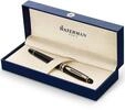 Waterman Expert Tintenroller | Hochgl&auml;nzend Schwarz mit Zierteile aus 23 K Gold