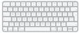 Apple MXCK3Z/A, Apple Magic Keyboard with Touch ID - Tastaturen - Englisch - Weiss