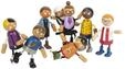 Small Foot Wooden Flexible Doll Family with Baby 8 pcs.