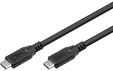 USB-C USB-C - 1.5m - 240 Watt Power Delivery - USB 4.0 / Thunderbolt 4 - Schwarz