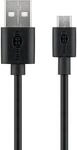 Pro USB-A USB Micro-B - 0.5m - Schwarz