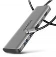 AXAGON HMC-5H, AXAGON SuperSpeed USB-C Hub USB-Hubs - USB 3.1 - 5 - silber