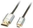 CROMO Slim High Speed HDMI to micro HDMI Cable with Ethernet
