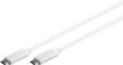 Pro USB-C USB-C - 0.5m - Wei&szlig;