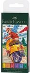 Faber-Castell Tuschestift Pitt Artist Pen B colour 6x