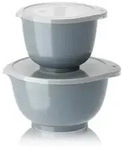 - Margrethe bowls Set of 2 + lids - Dusty Blue