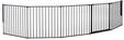 BabyDan Flex XXL sikkerhedsgitter sort 278-350 cm