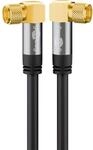 Pro SAT antenna cable (135 dB) 4x shielded 1m