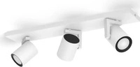 Philips 929003808101, Philips Hue Argenta 3er Spot - wei&szlig;