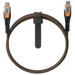 SRGE Cable USB-C - USB-C 0.75m 240W USB 3.2 black/orange