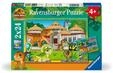 Ravensburger 12001057, Ravensburger Jurassic World Explorers 2x24p