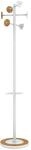 Unilux Bora Bamboo coat stand white/bamboo