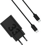 Motorola PG38C06448, Motorola TurboPower 33W Power Adapter - Black (Incl. USB-A ->