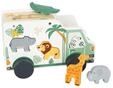 Small Foot - Wooden Shape Sorter Jeep Safari 6dlg