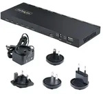 4-Port HDMI Splitter 4K 60Hz HDMI 2.0 Video 1 In 4 Out HDMI Splitter 4K HDMI Splitter