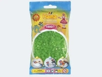 Hama 207-37, Hama Beads - Green Neon 1000 pcs