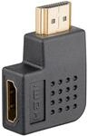 Pro HDMI - Angled Adapter 270&deg; Horizontal - Black