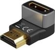 Pro plus - HDMI - Angled Adapter 270&deg; Vertical - Black