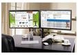 IC INTRACOM ICA-LCD 382-D, IC INTRACOM TECHly stand - for 2 LCD displays - black