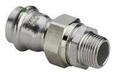 Viega Sanpress Inox transition fitting 28 x 1" Stainless steel/bright 438333