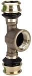 Raxofix T-piece 25 x 1/2" x 25 mm gunmetal