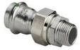 Viega Sanpress Inox transition fitting 35 x 1 1/4" Stainless steel / glossy