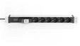 DIGITUS DN-95417, DIGITUS 6-Port - 1U - Aluminum PDU