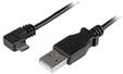 Micro-USB Charge-and-Sync Cable M/M - Right-Angle Micro-USB - USB cable - 50 cm