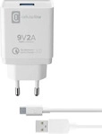 CELLULAR ACHHUKITQCTYCK, CELLULAR USB-C Charger Kit QC Black