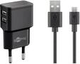 Pro Dual Micro USB charger set 2.4 A
