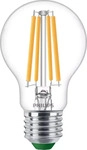 Philips 929003623593, Philips LED-Lampe Ultra Efficient A60 4W/827 (60W) Clear 3-pack