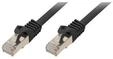 BASIC-S patch cable - 20 m - black - Schwarz - 20m