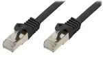 BASIC-S patch cable - 10 m - black - Schwarz - 10m