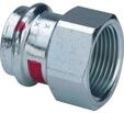 Viega Prestabo transition 15 x 1/2" socket/socket galvanized steel