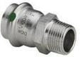 Viega Sanpress Inox transition 28 mm x 3/4" stainless steel