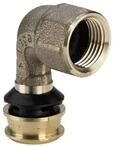 Viega Raxofix transition bend 90&deg; 20 x 1/2" socket/socket gunmetal