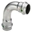 Viega Sanpress Inox bend 90&deg; 35 Stainless steel/bright 435677