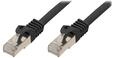 BASIC-S patch cable - 7.5 m - black - Schwarz - 7.5m