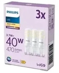 LED-Lampe 470lm 3.7W/827 (40W) 3-pack G9