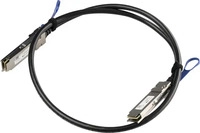 MikroTik XQ+DA0001, MikroTik 100GBase direct attach cable - 1 m - Schwarz - 1m