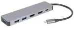 Cablexpert A-CM-COMBO3-03 - docking station - USB-C 3.1 - 2 x HDMI