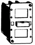 Spring return contact block 1 nc and 2 n
